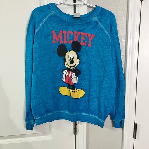 Disney Blue Mickey Sweatshirt - Picture 1 of 4